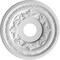Ekena Millwork Baltimore Thermoformed PVC Ceiling Medallion Fits Canopies up to 6 1/2-in., Aged Dark Steel CMP16BACST - alternate 2